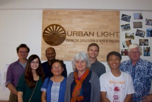 Fiona Servaes (second from left) at Urban Lights